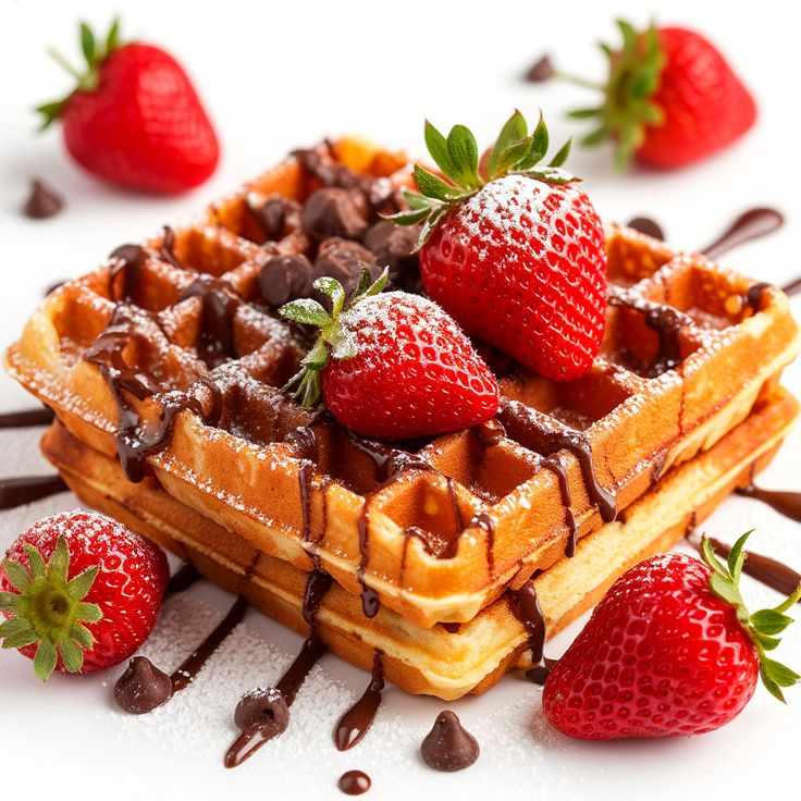 ÇİKOLATALI WAFFLE